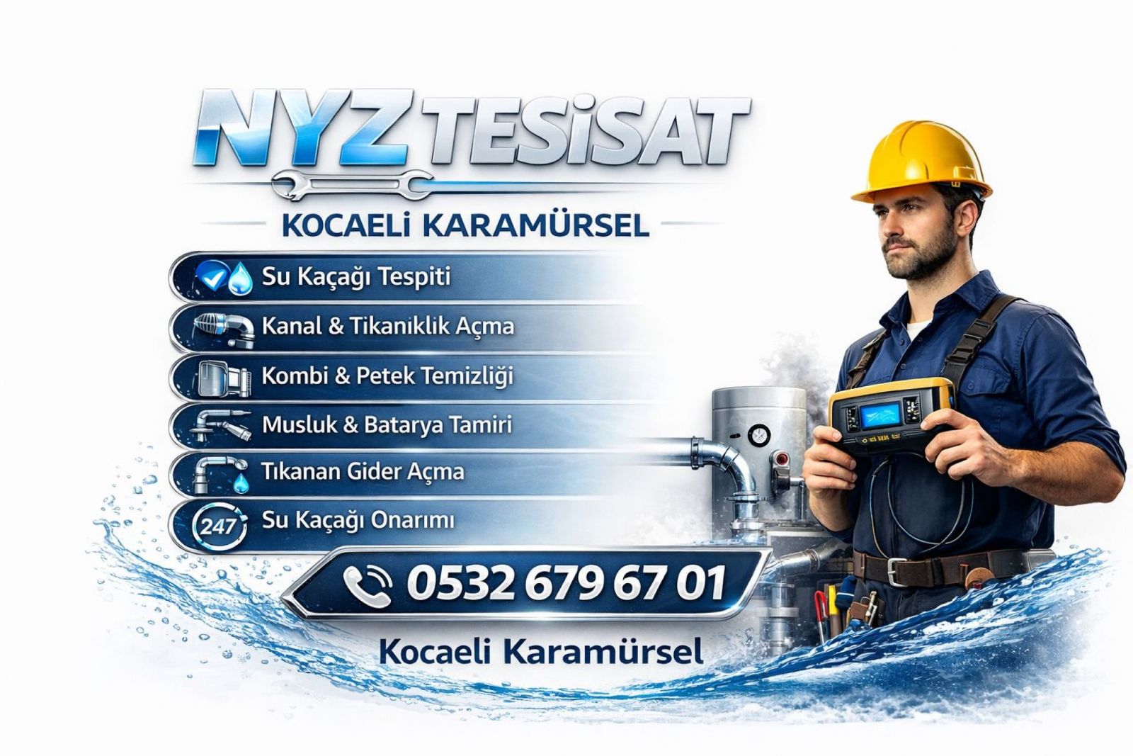 karamürsel osmaniye su tesisatçısı